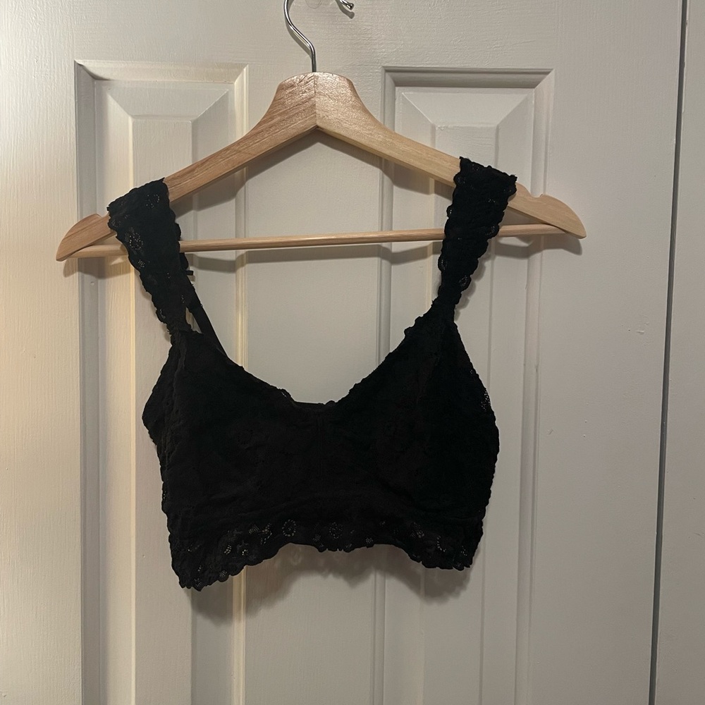 Aerie Lacy Bralette Black